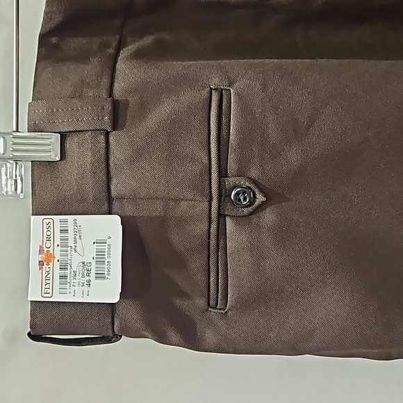 Men's Flying Cross, Tactical, Dress Pants, Dark Brown, Sz 46x32 Regular, Uniform - Picture 14 of 16